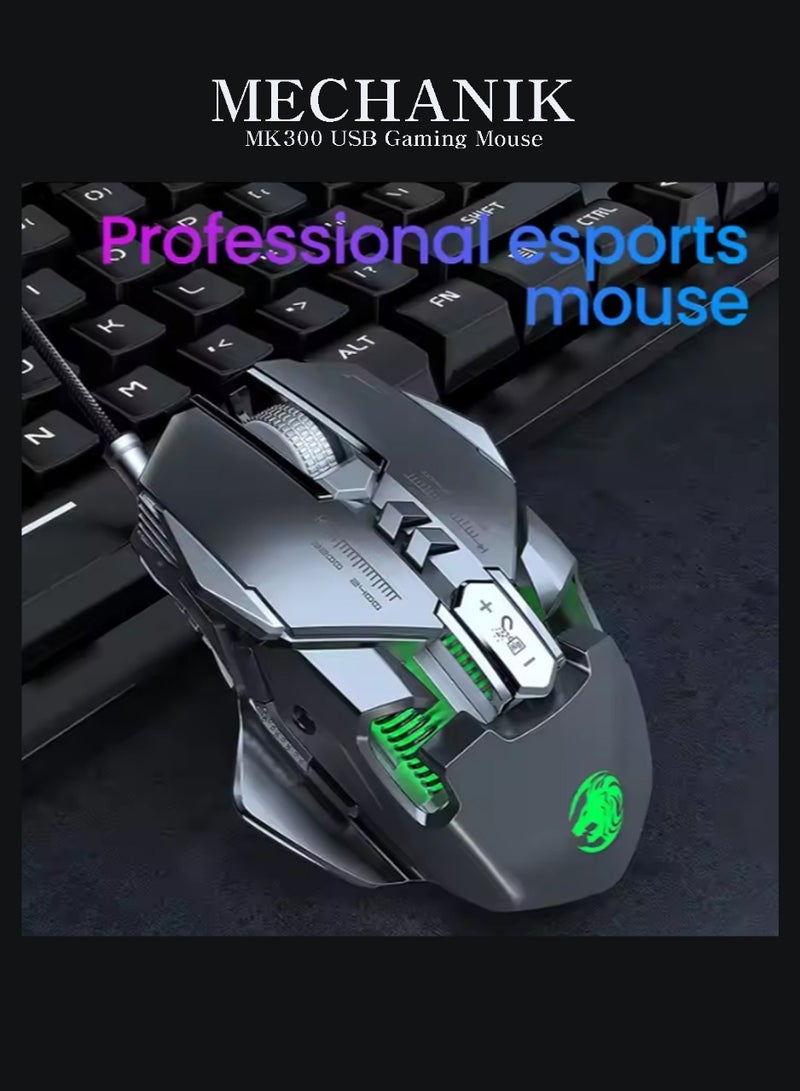 Mechanik MK300 – The Ultimate Mechanical Gaming Mouse for Hardcore Gamers  - Image 2