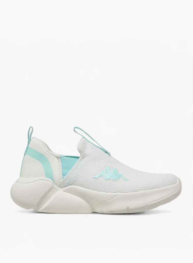 Kappa Logo Applique Slip-On Sports Shoes with Pull Tab