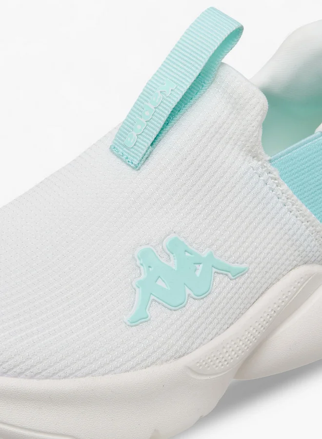 Kappa Logo Applique Slip-On Sports Shoes with Pull Tab