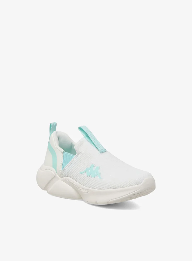 كابا أحذية رياضية سنيكرز بشعار مطرز ولسان سحب