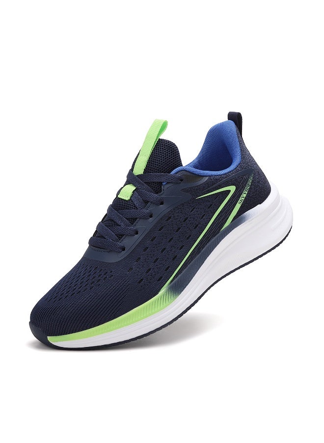 سكاي فيو حذاء جري رجالي SKY VIEW خفيف الوزن سهل الارتداء، حذاء مشي مريح غير قابل للانزلاق، حذاء تنس للتمرين في صالة الألعاب الرياضية مع رباط حذاء - Image 1