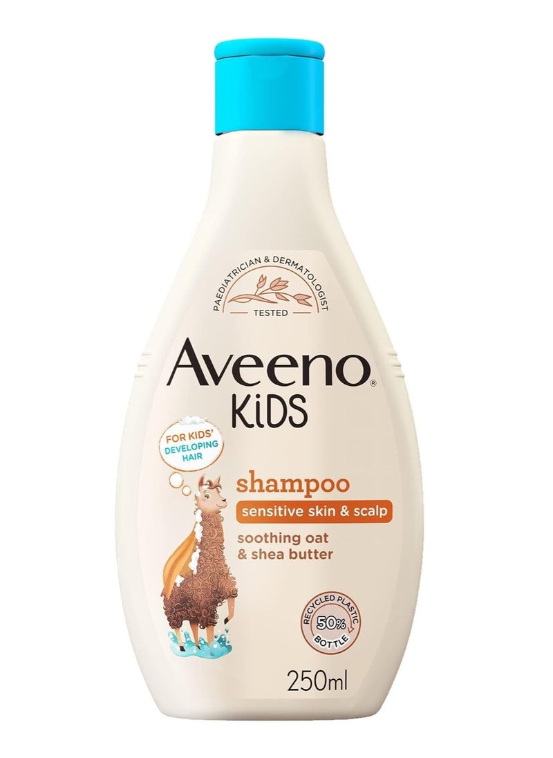 Aveeno Baby Aveeno Baby Kids Shampoo 250ml | Enriched with Soothing Oat & Shea Butter | Childrens Shampoo Developed for Your Little Superhero 