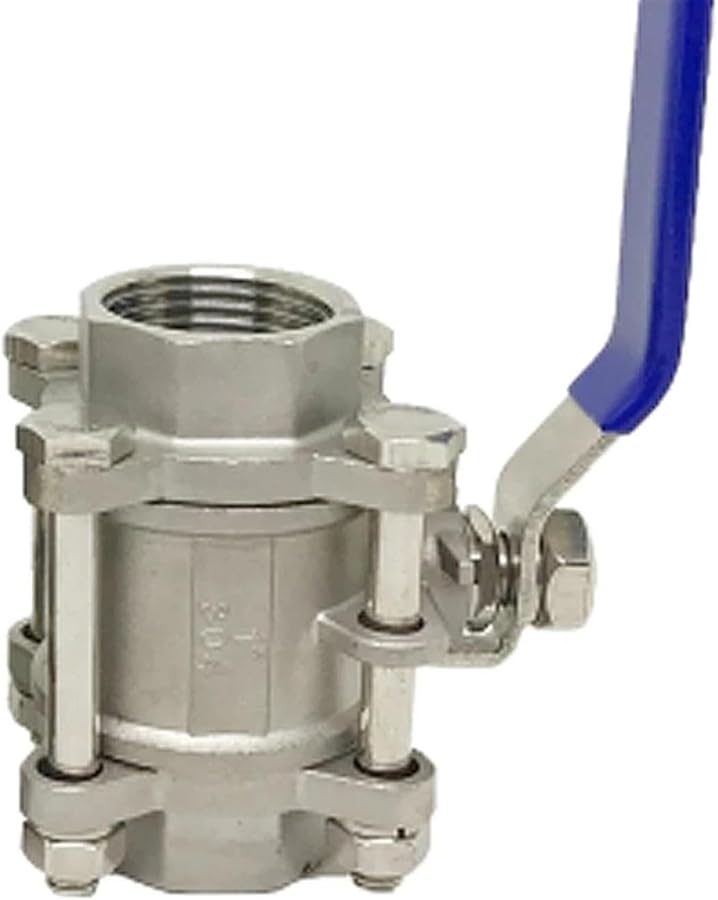 Stainless Steel BSP Thread Ball Valve Three Piece DN15 To DN50 Size 3 4 Inch SS201 - Image 4