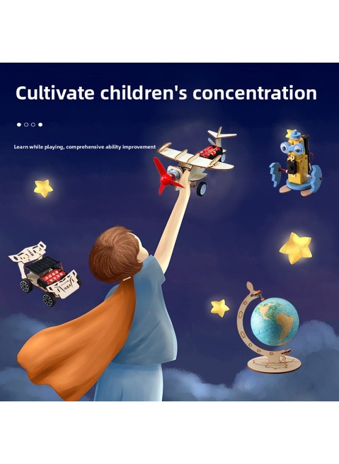 Children's Science Small Experimental Suit Primary School Students' Science And Technology Production And Invention Equipment Kindergarten Handmade Material Package Complete-Specifications:Kindergarten Class [10-piece Set] Comes With 50 Experiments