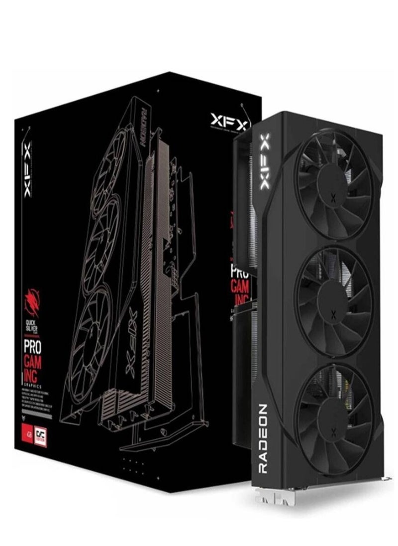 XFX Swift AMD Radeon RX 9060 XT OC Triple Fan Gaming Edition Graphics Edition, 16GB GDDR6 128-Bit Memory, 3320 MHz Boost Clock, 2048 Stream Processors, 20 Gbps Memory Clock, PCI-E 5.0 | RX-96TS316B7  - Image 1