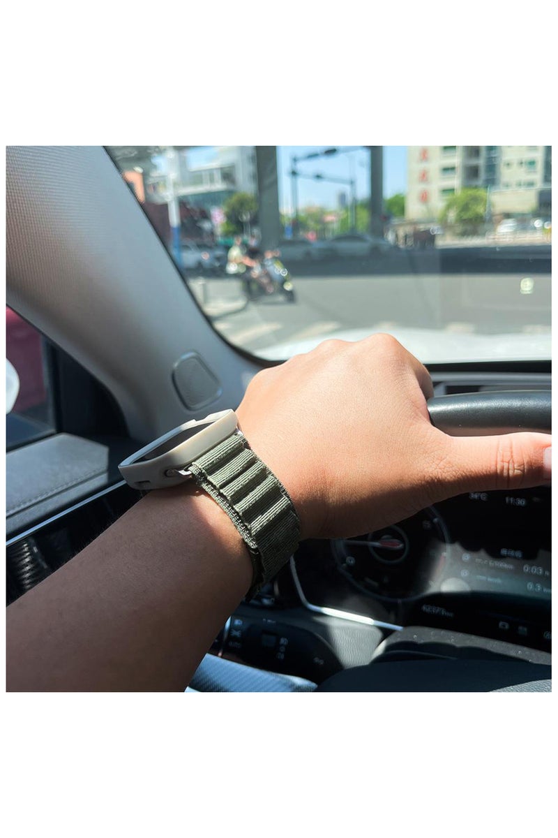 ECVV Nylon Sport Watch Bands Compatible with Apple Watch Band 42/44/45/49mm, Soft Replacement Band for iWatch Ultra Series SE 8/7/6/5/4/3/2/1 Strap for Men - Image 5