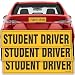 TOTOMO Student Driver Magnet for Car Large 12x3 Magnetic Reflective Vehicle Safety Sign for New Rookie Learner Drivers Removable Bumper Sticker Please Be Patient 3 Pack - Image 2