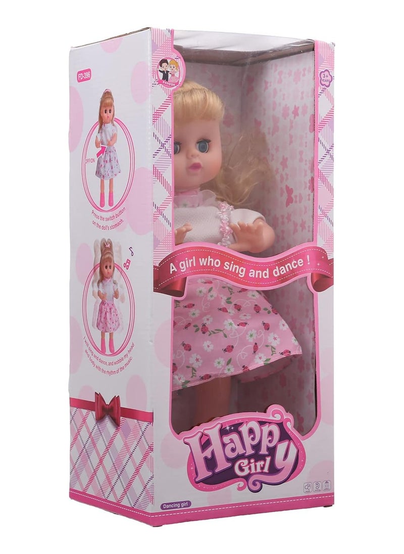 Happy Girl Dancing and Singing Doll
