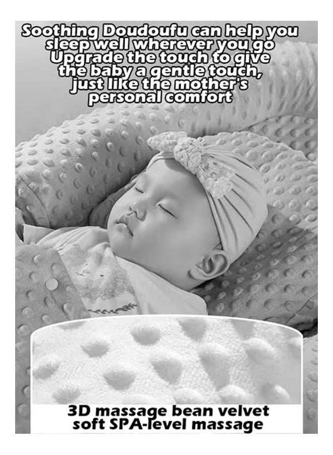 كلناميان سرير نوم ملائم بشكل مريح لسرير الأطفال مع وسادة مضادة للقيء، وكرسي محمول للرضع وبساط نوم مهدئ - Image 4