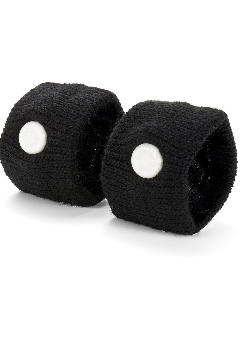 سي-باند سوار ضغط لعلاج الغثيان والحركة وغثيان الصباح، زوج واحد، لون أسود، قد يختلف - Image 2