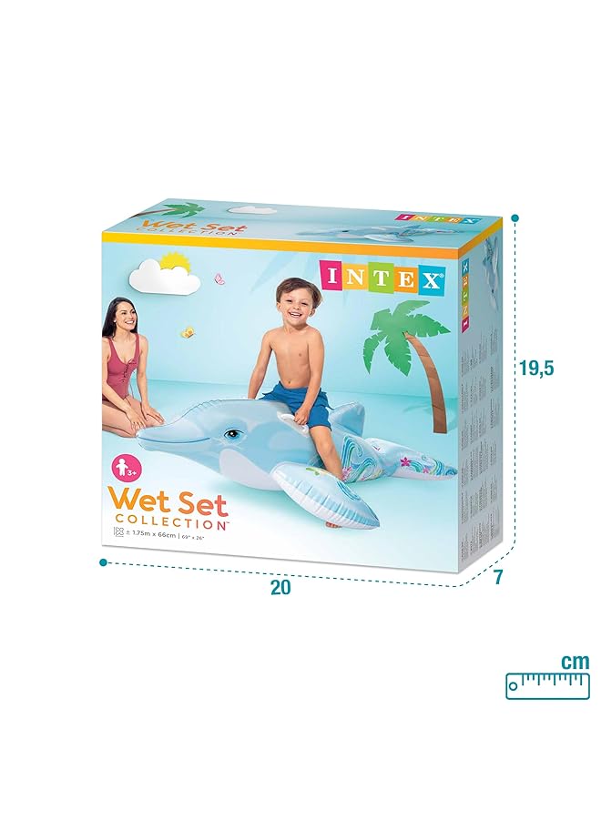 INTEX 58535Np Dolphin Shape Inflatable Ride On Float - Image 5