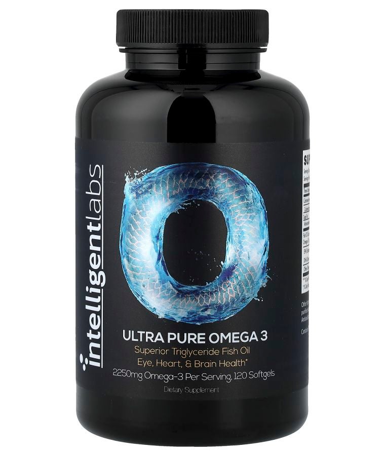 Intelligent Labs Ultra Pure Omega 3 120 Softgels (750 mg per Softgel)