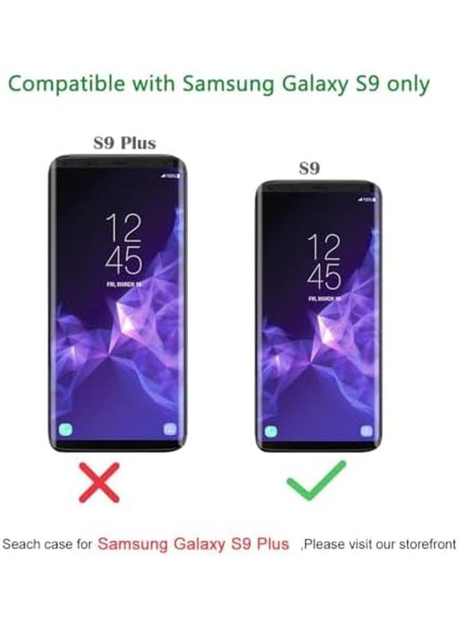 erorex - For Galaxy S9 Case Mobile Phone Accessories Double Layer Design Bling Flowing Liquid Floating Sparkle Colorful Glitter Waterfall Tpu Protective Phone Case For Samsung Galaxy S9 Rose Gold - Image 1