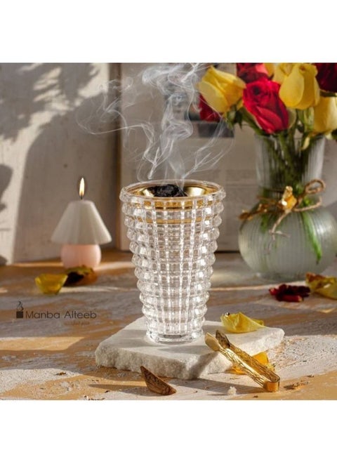 Crystal incense burner for home