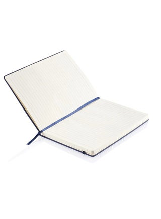 A5 Hard Cover Compact Ruled Notebook, 200 Pages Blue - view 3