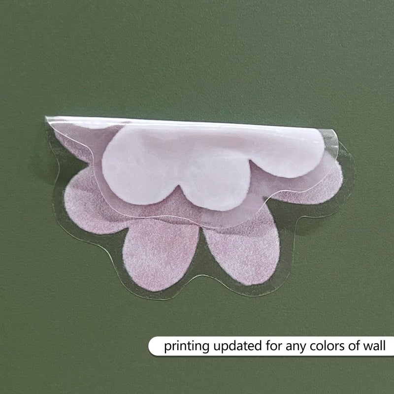 YouRfocus Daisy Wall Decals | 84 PCS Boho Flower Stickers for Girls' Rooms, Playrooms, and Nurseries | Dual Layer Print for High Coverage | Removable Peel and Stick Wall Decor (Pink-B) | 12 Sheets - Image 5