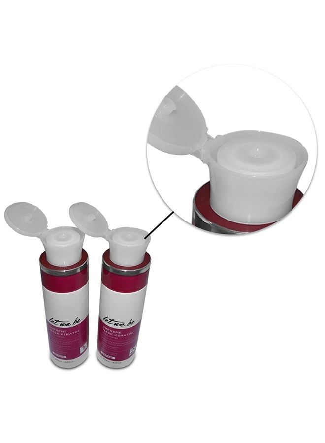 Let Me Be مجموعة ماسك الكيراتين العليا | شامبو التنظيف العميق + نظام تنعيم الكيراتين | (2x) 500 مل / 17.6 أونصة سائلة. - Image 2