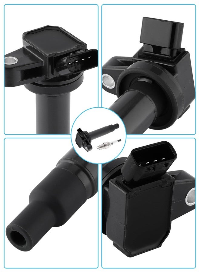 TAUTOY ملف إشعال TAUTOY UF493 UF230 وشمعة إشعال 4504 لسيارات لكزس GS430 LS430 SC430 سعة 4.3 لتر موديلات 2001-2010، وLX570 سعة 5.7 لتر موديلات 2008-2009، وGX470 LX470، وسيارات تويوتا 4Runner وLand Cruiser وSequoia وTundra سعة 4.7 لتر موديلات 1998-2009، 8 قطع - Image 2