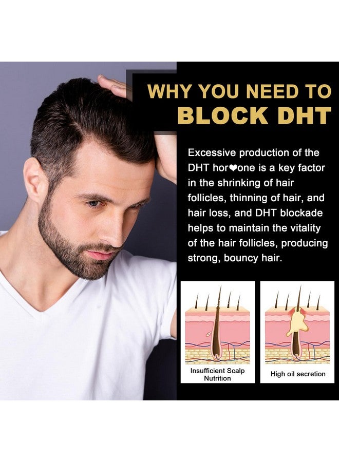 EnvyDeal DHT Blocker Gummies Hair Growth Supplement, Super Potency Saw Palmetto & Biotin 10000 mcg for Women & Men, Plus 12 Proprietary Blend - Prevent Hair Loss, Blocking DHT Receptors, Hormonal Balance - Image 3