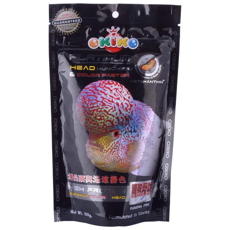 OKIKO® Platinum Head Huncher Fish Food 100 GMS