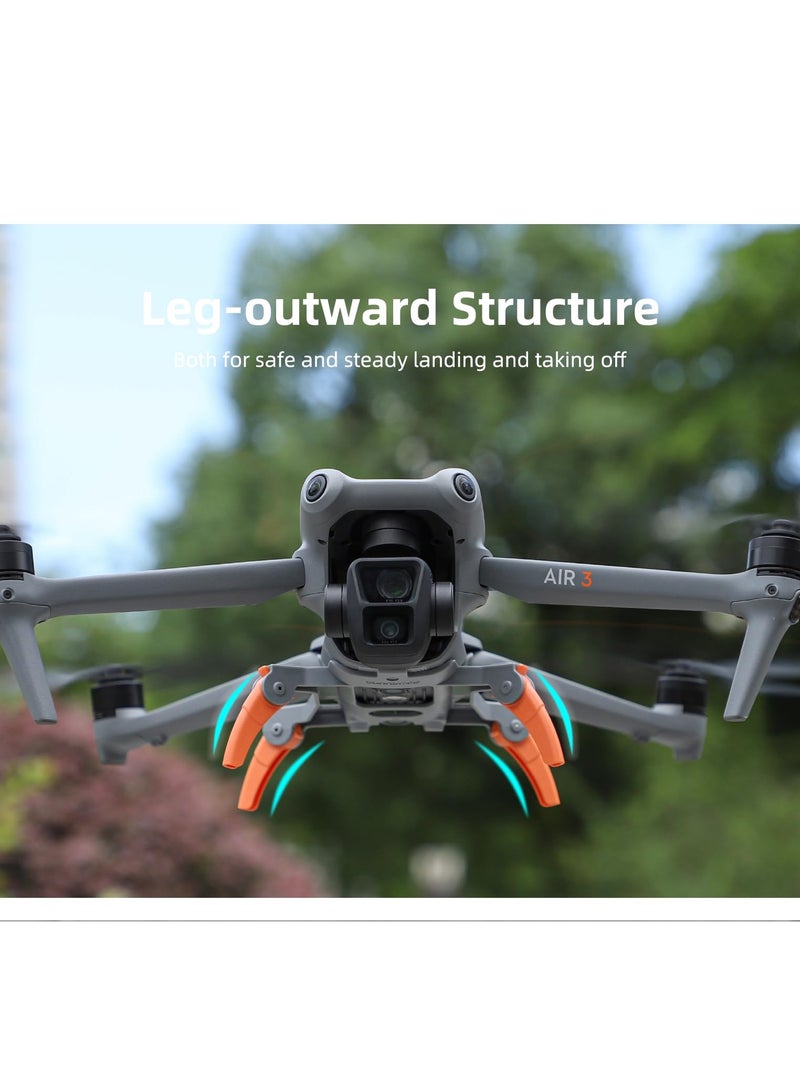 DJI Air 3 Landing Gear - Foldable Spider Leg Extension Kit for Enhanced Stability, Increases Height by 36mm for Improved Performance and Safety. - Image 4