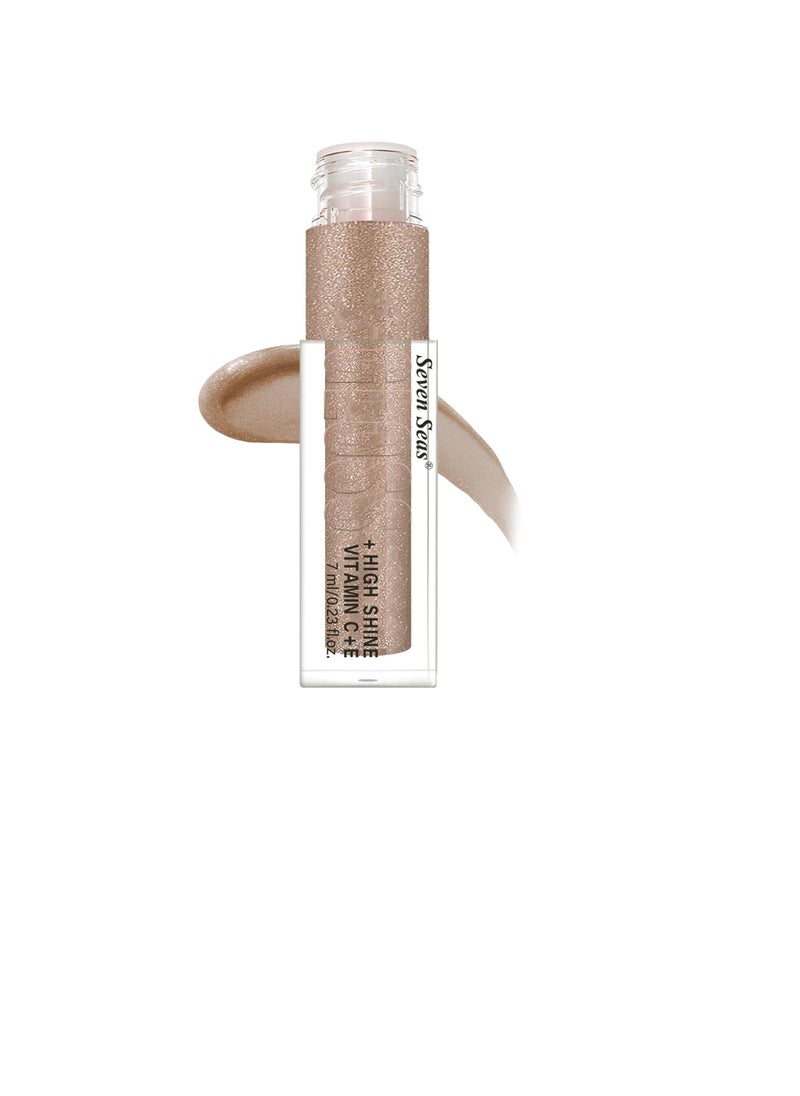 Seven Seas Seven Seas Babe Glittery Lip Gloss With High Shine Lip Color For Glossy Look  Lightweight Non Sticky Lip shiner For Moisturizing Lips Rose 7ML  - Image 3