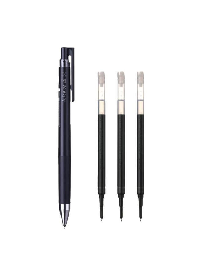 Pilot Juice Up Juice Pen Push Blue Black Neutral Pen 0.5Mm Signature Pen Water Pen Student Exam St Brush Pen Stationery Set 1 Pen + 3 Refills - Image 5