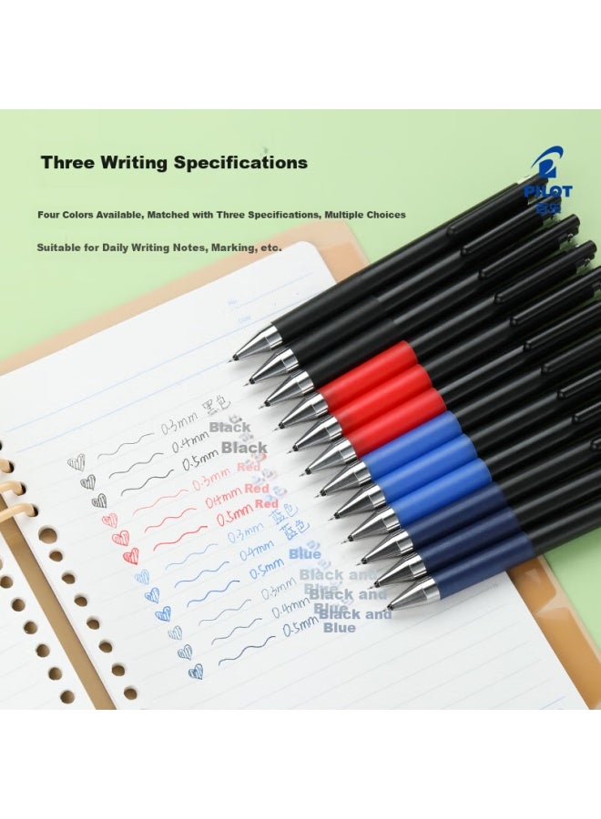 Pilot Juice Up Juice Pen Push Blue Black Neutral Pen 0.5Mm Signature Pen Water Pen Student Exam St Brush Pen Stationery Set 1 Pen + 3 Refills - Image 1