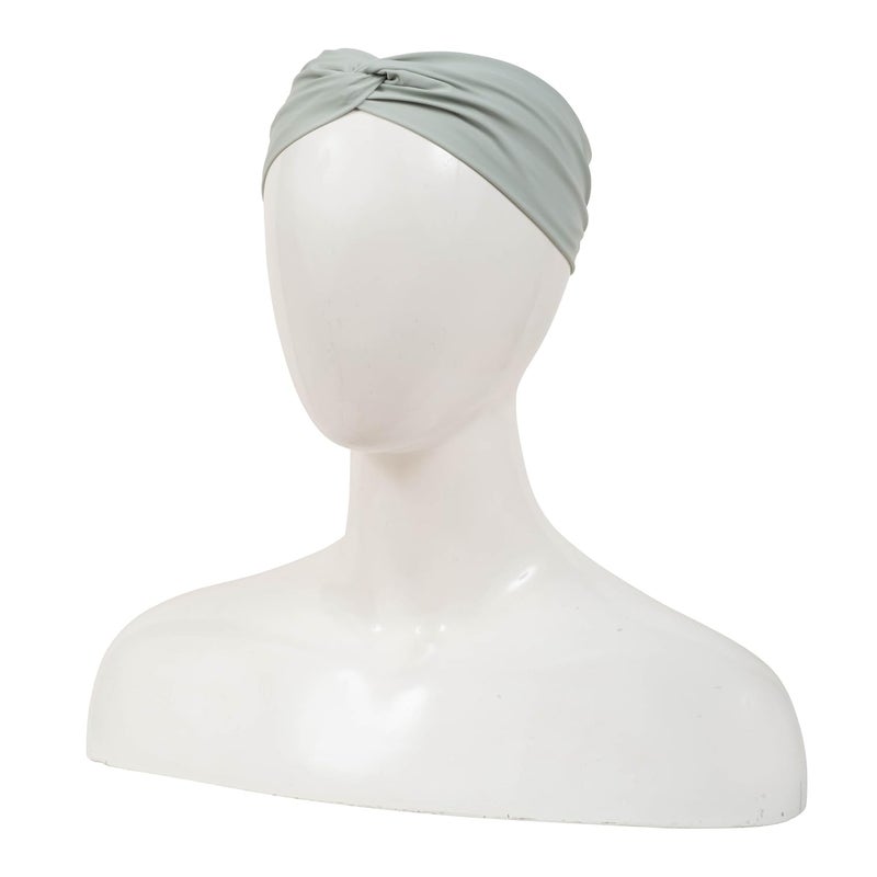 Goody Sport Lycra Head Wrap  1Ct Green QuickDry Headbands for Women  Men Versatile Hair Accessories with SportLevel Grip All Hair Types - Image 3