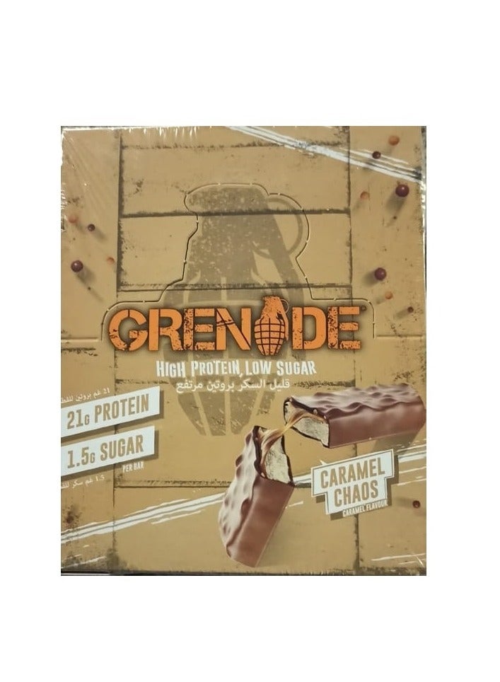 Grenade Caramel Chaos 12 X 60g Package May Vary - Image 2