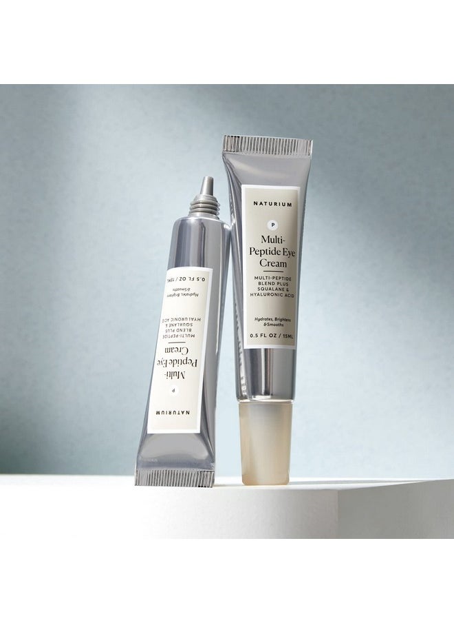 NATURIUM Multipeptide Eye Cream Smoothing & Antiaging Skincare With Squalene & Hyaluronic Acid 0.5 Oz  - Image 5