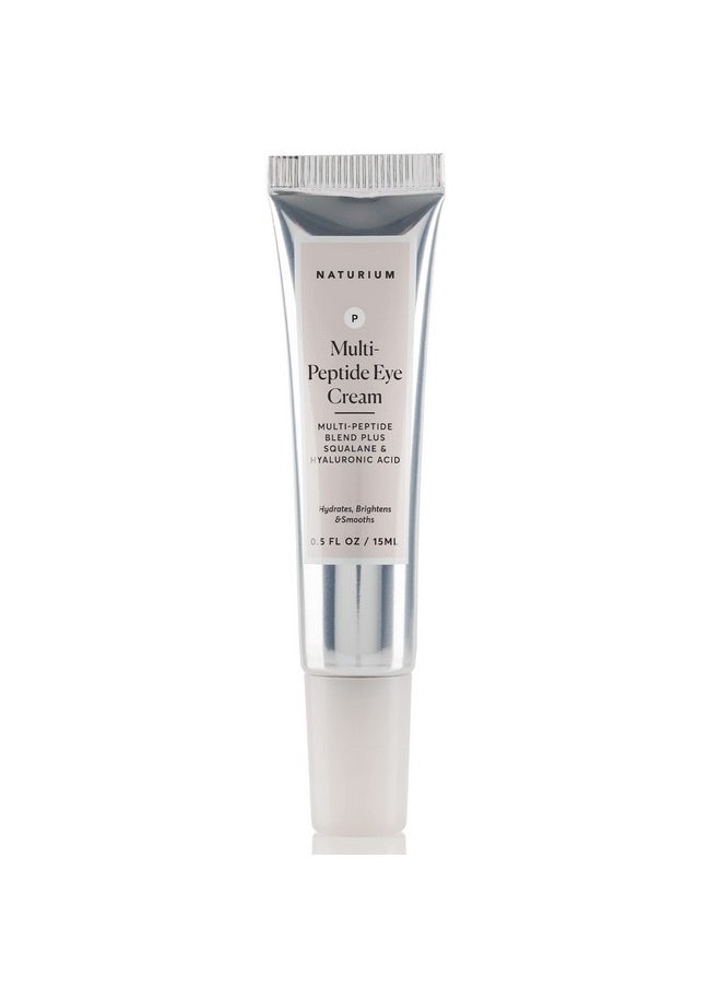 NATURIUM Multipeptide Eye Cream Smoothing & Antiaging Skincare With Squalene & Hyaluronic Acid 0.5 Oz  - Image 1