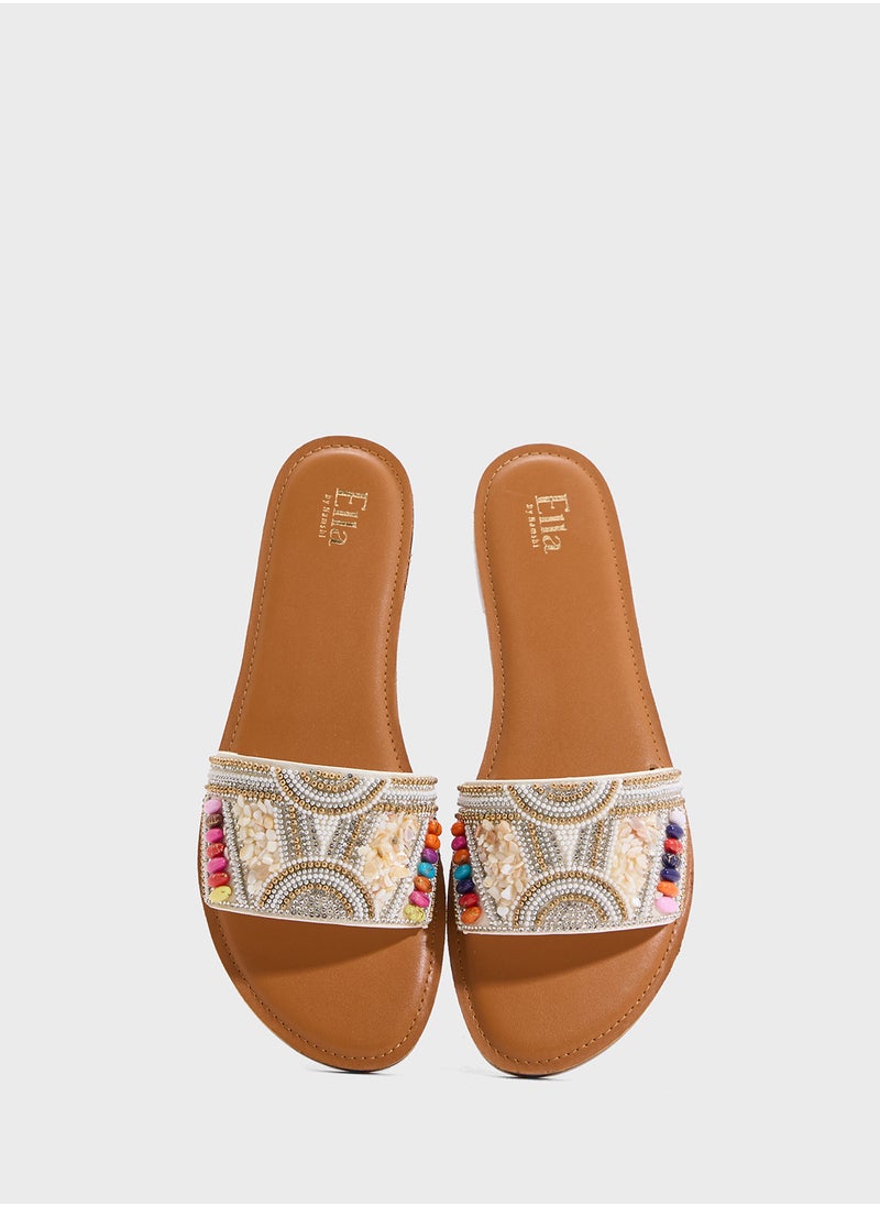 ELLA Ladies Flat Sandal  - Image 4