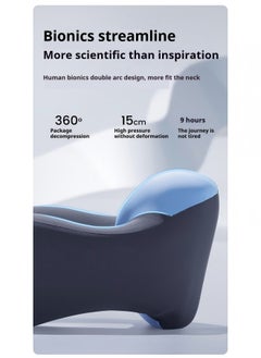 Beauenty Popular travel essentials! U-shaped neck pillow, office nap neck cushion, travel neck pillow, car headrest, neck cushion, travel pillow, memory foam airplane pillow, 360° head support, ergonomic design, lightweight and portable, comfortable sleep all done!  - Image 4
