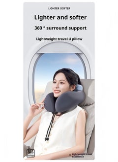 Beauenty Popular travel essentials! U-shaped neck pillow, office nap neck cushion, travel neck pillow, car headrest, neck cushion, travel pillow, memory foam airplane pillow, 360° head support, ergonomic design, lightweight and portable, comfortable sleep all done!  - Image 3