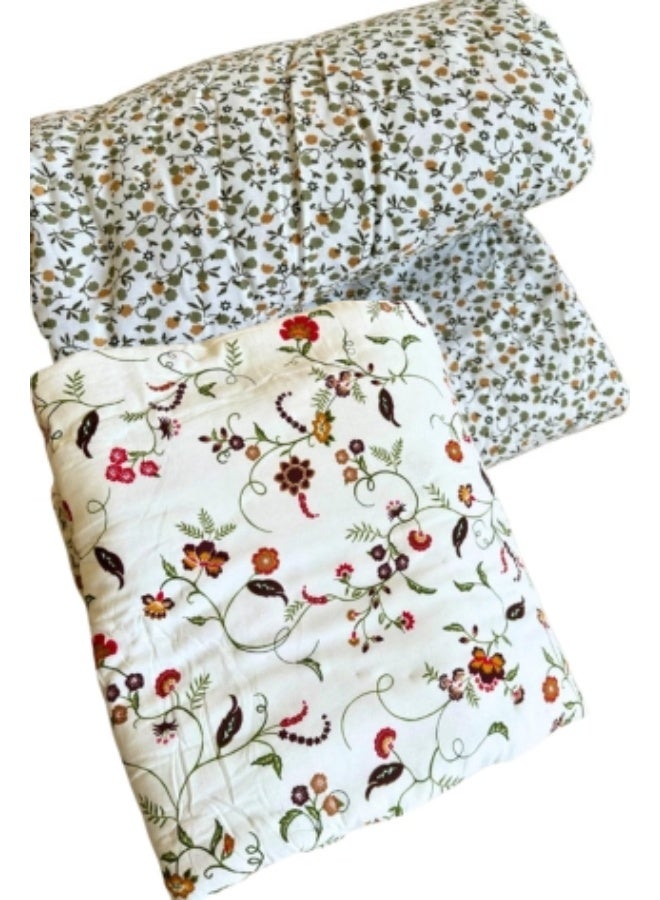 ecotattva Baby Quilts Multi colored flowers - Image 1