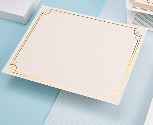 Great Papers! Golden Scroll Gold Foil Certificate, 8.5" x 11", 12 Count (2011859) - Image 4