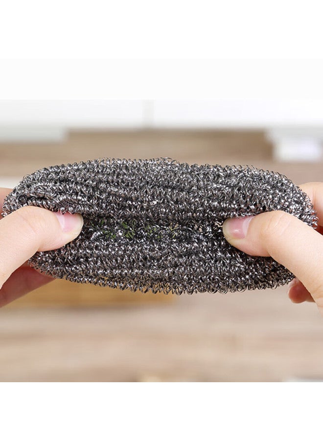 Ruibao Food-grade Stainless Steel Wire Scrubbers For Home And Commercial Use, 30-pack Economical Set, Durable Non-shedding Dish And Pot Scrubbers - Image 2