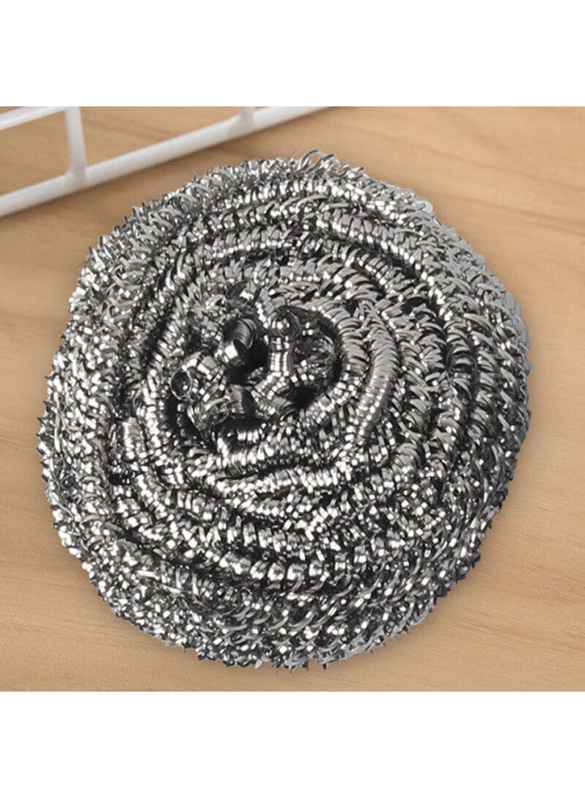 Ruibao Food-grade Stainless Steel Wire Scrubbers For Home And Commercial Use, 30-pack Economical Set, Durable Non-shedding Dish And Pot Scrubbers - Image 3