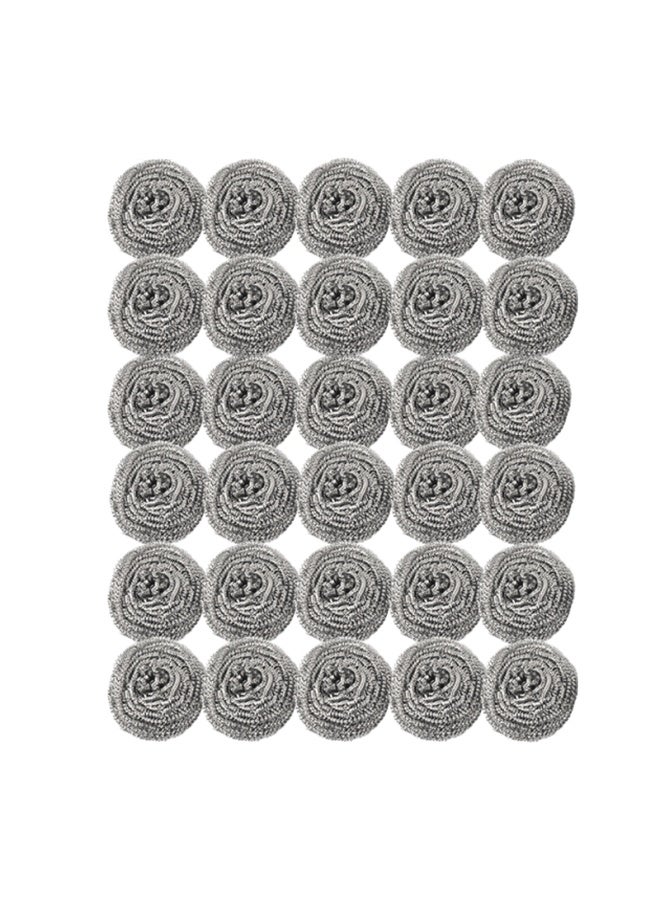 Ruibao Food-grade Stainless Steel Wire Scrubbers For Home And Commercial Use, 30-pack Economical Set, Durable Non-shedding Dish And Pot Scrubbers - Image 4