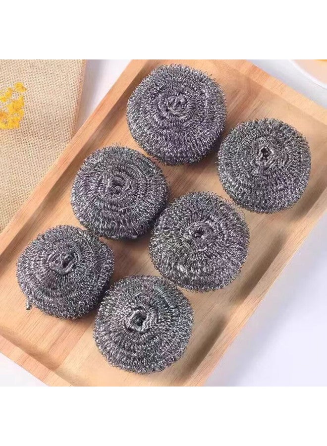 Ruibao Food-grade Stainless Steel Wire Scrubbers For Home And Commercial Use, 30-pack Economical Set, Durable Non-shedding Dish And Pot Scrubbers - Image 5