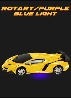GROIC GROIC Remote Control Transform Toy with Lights Deformation Rechargeable Rotating Stunt Race Car for Kids  - Image 4