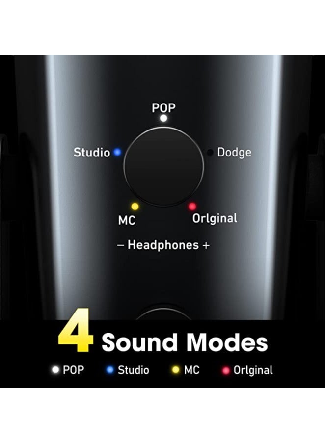 Jmary PW10 Professional Metal Voice Recording Usb Condenser Studio And Podcast Recording Gaming Microphones - Image 3