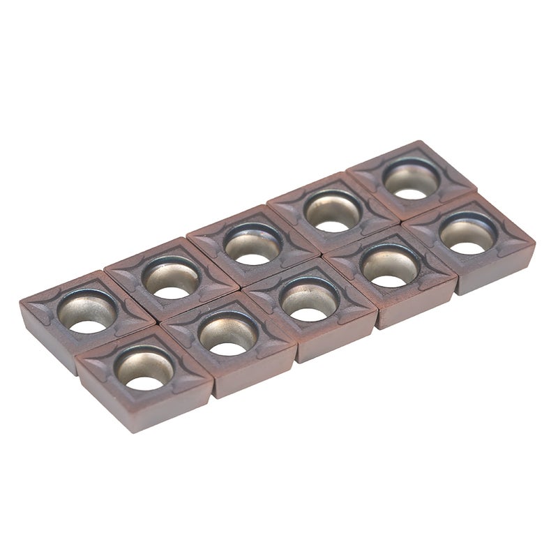 10pcs/box CCMT09T304 VP15TF Carbide Inserts CCMT 09 T3 / CCMT32.51 Insert Lathe CNC Blades Milling Turning Tool - Image 1