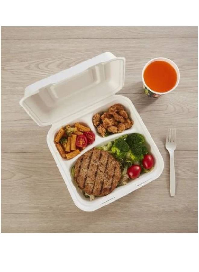 Disposable Foam Dishes With Cover(6pcs)