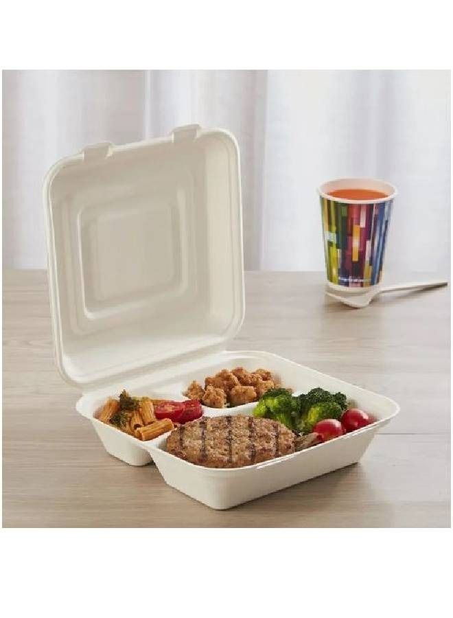 Disposable Foam Dishes With Cover(6pcs)