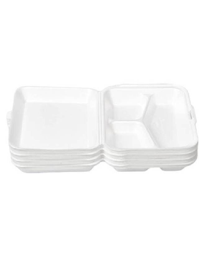 Disposable Foam Dishes With Cover(6pcs)