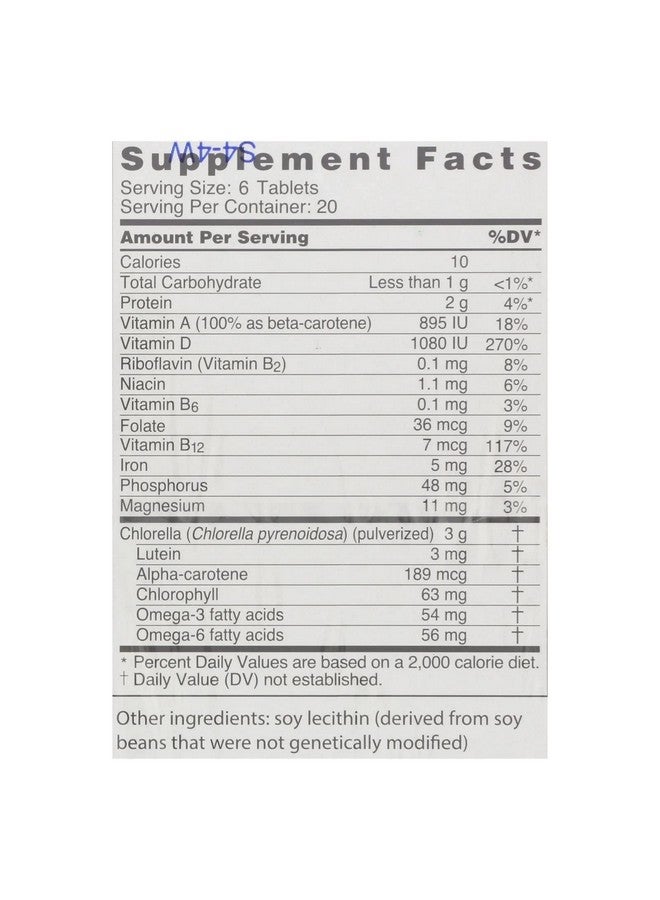 Sun Chlorella, Sun Chlorella 500Mg, 120 Count - Image 3