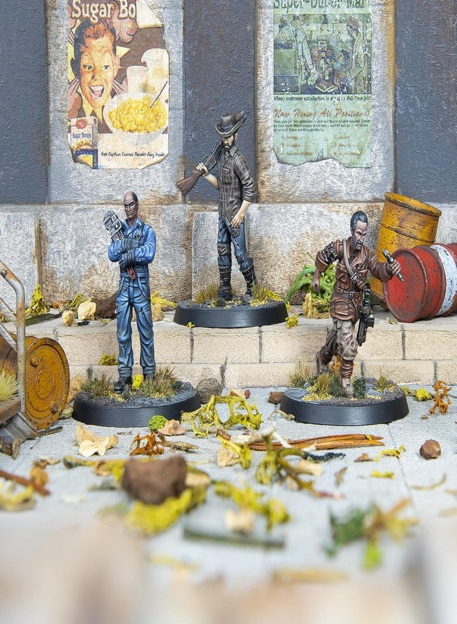 Modiphius Entertainment: Fallout: Miniatures - Survivors: Foundation Authority - 3 RPG Miniatures, Wilds of Appalachia Wave, Unpainted Resin Figures - Image 2