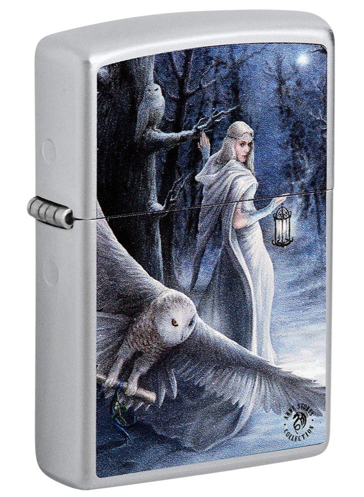 Zippo Ci017423 205 Anne Stokes Collection Satin Chrome Windproof Lighter - Image 1